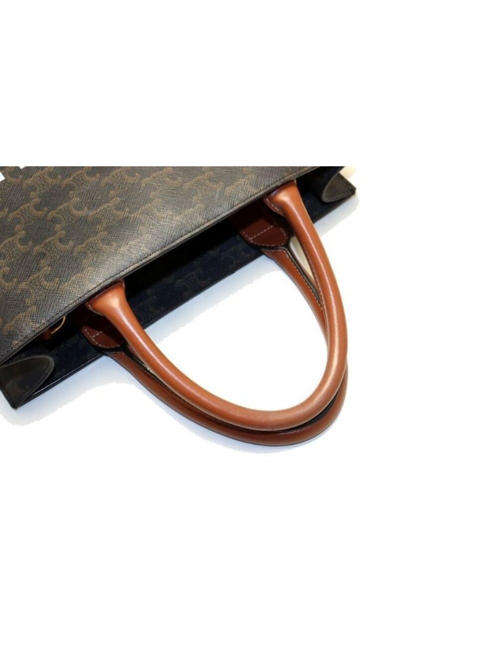 Celine Triomphe Small Vertical Cover Leather Tote - Picture 6 of 11